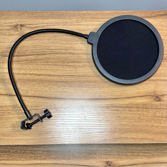 Microphone Pop Filter Screen with Adjustable Gooseneck Mount - Picture 3 of 5